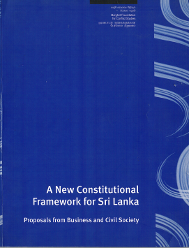 A New Constitutional Framework for Sri Lanka