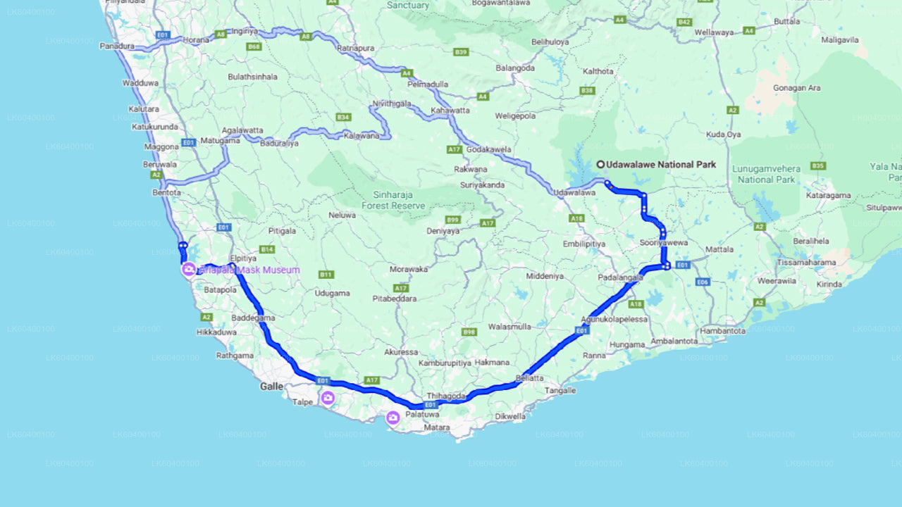 Udawalawe National Park Safari from Ahungalla