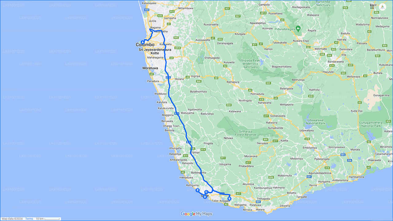 Southern Coast Highlights from Colombo Port