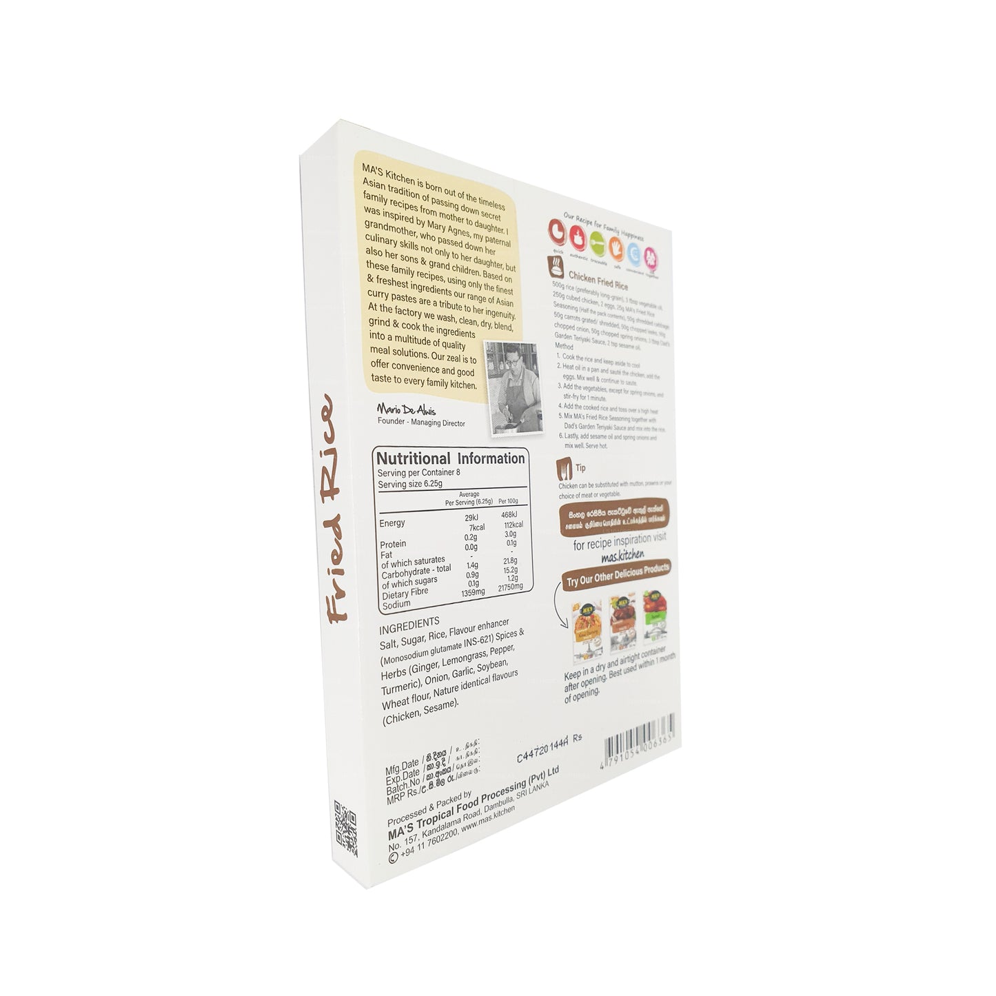 MAs Kitchen Fried Rice Seasoning (50g)