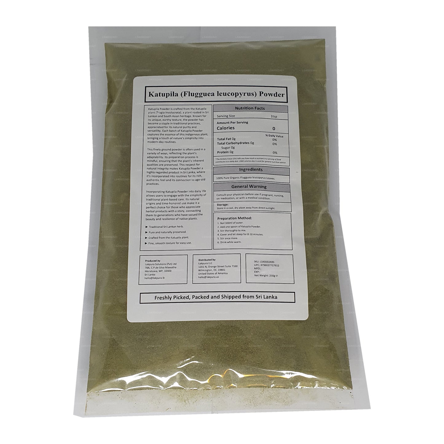 Poudre de Lakpura Katupila