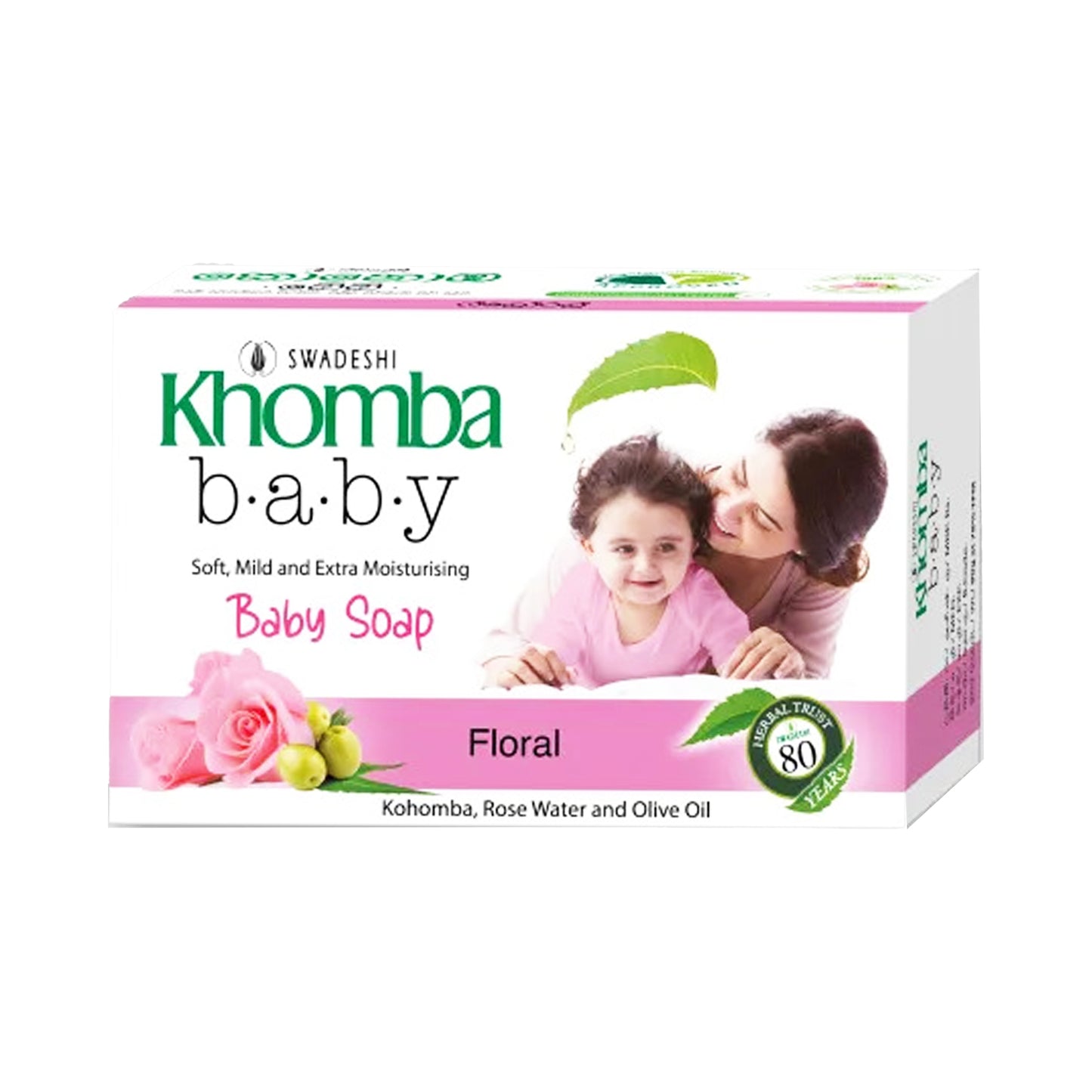 Swadeshi Khomba Baby Soap Floral (90g)