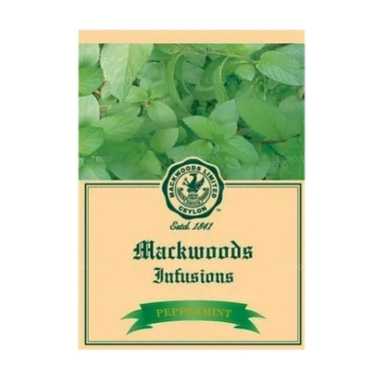 Mackwoods Peppermint Herbal Infusion In 25 Enveloped Bags (50g)