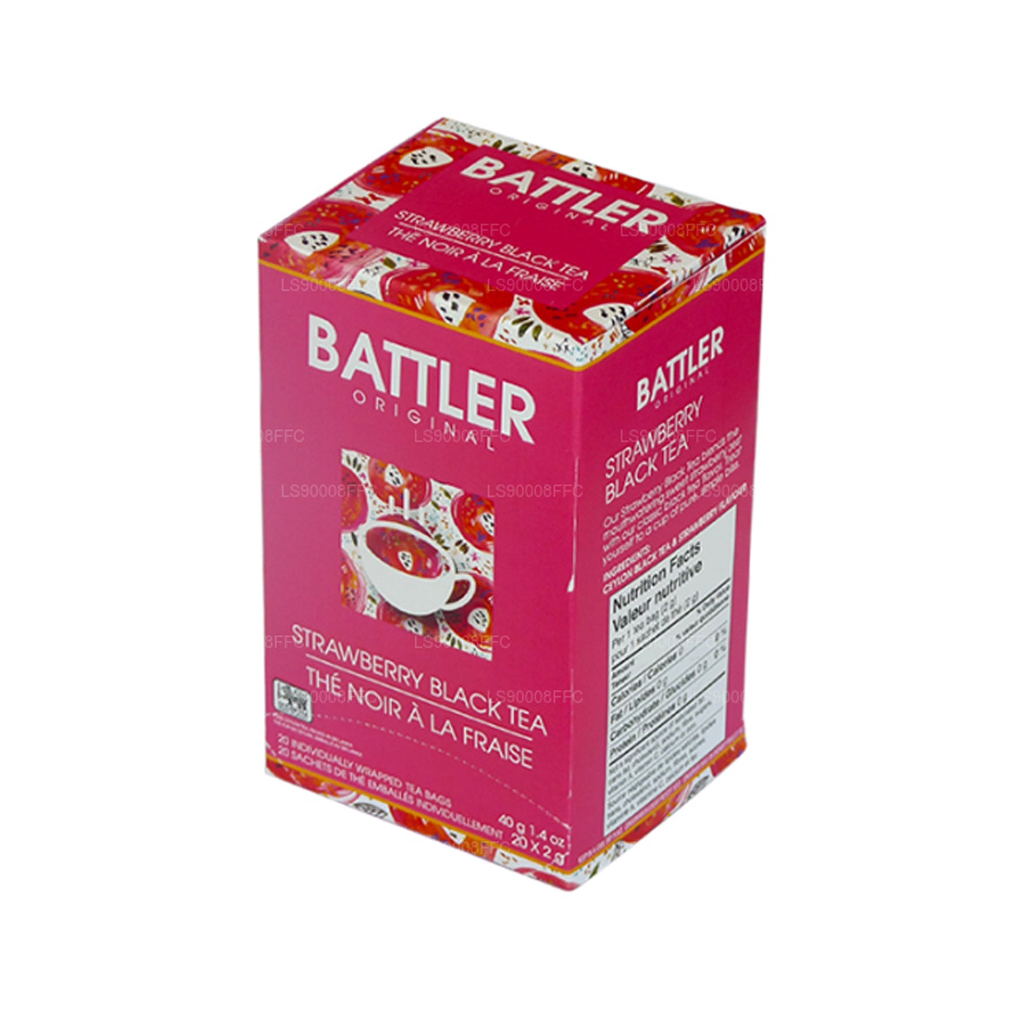 Battler Original Strawberry Black Tea (40g) 20 Tea Bags