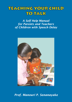 Teaching Your Child to Talk