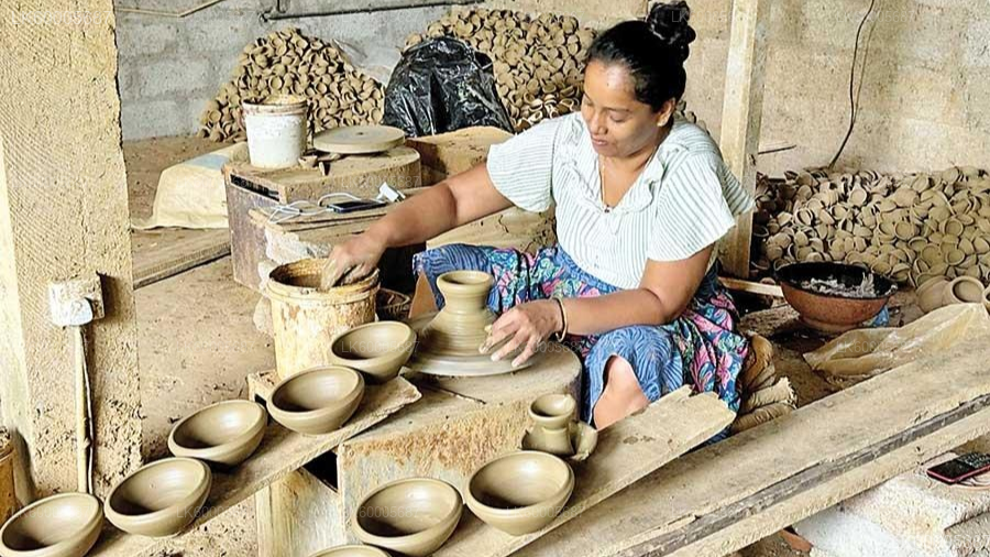 Clay Pottery Making Experience from Haputale
