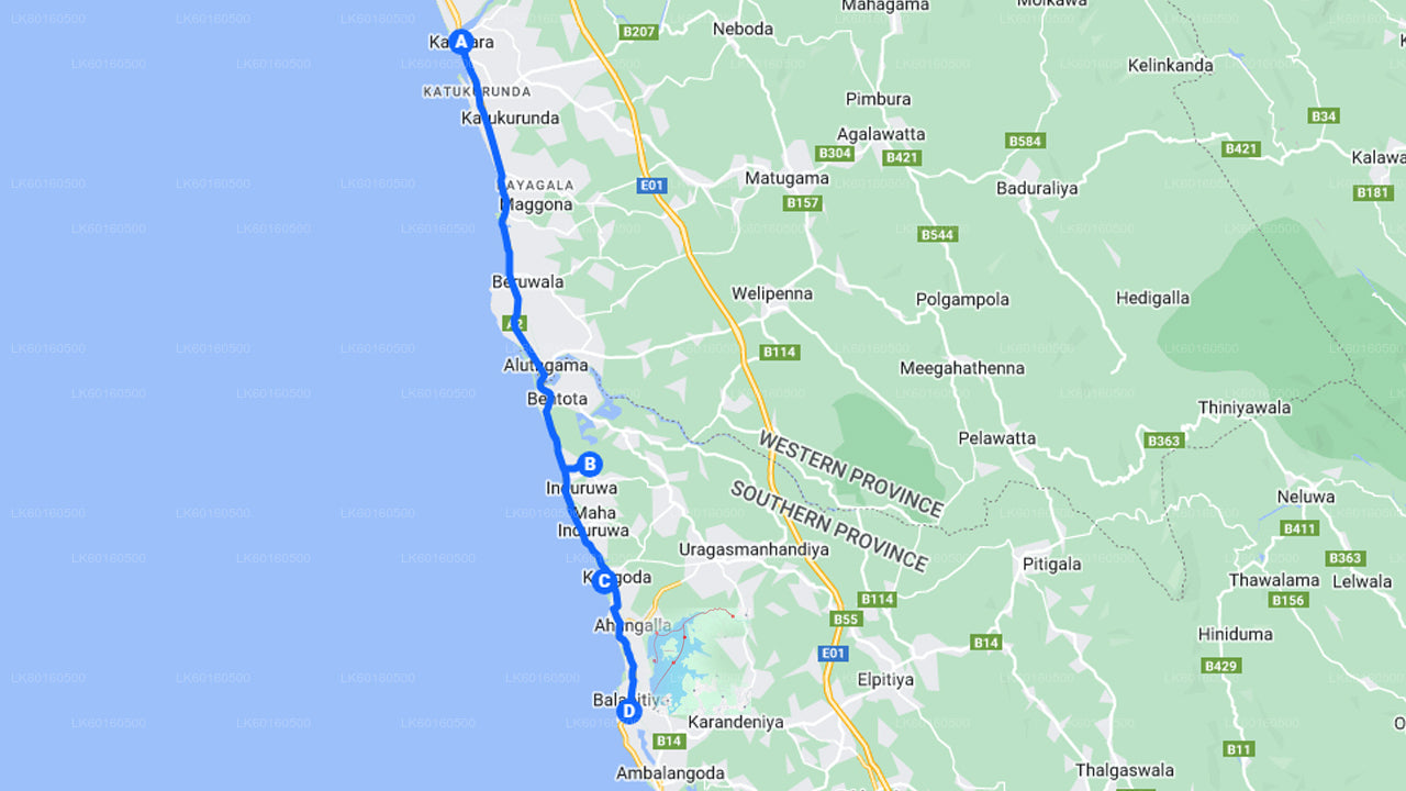 Bentota City Tour from Kalutara