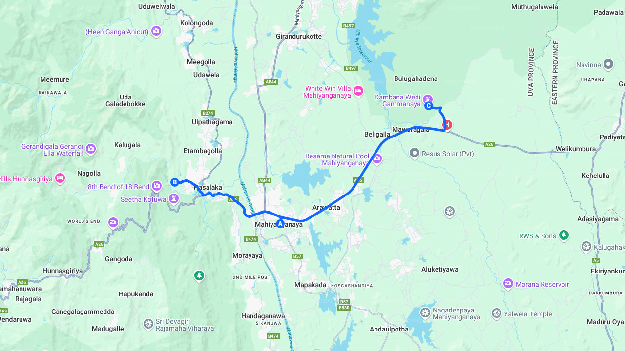 Waterfall Hike and Village Experience from Mahiyanganaya