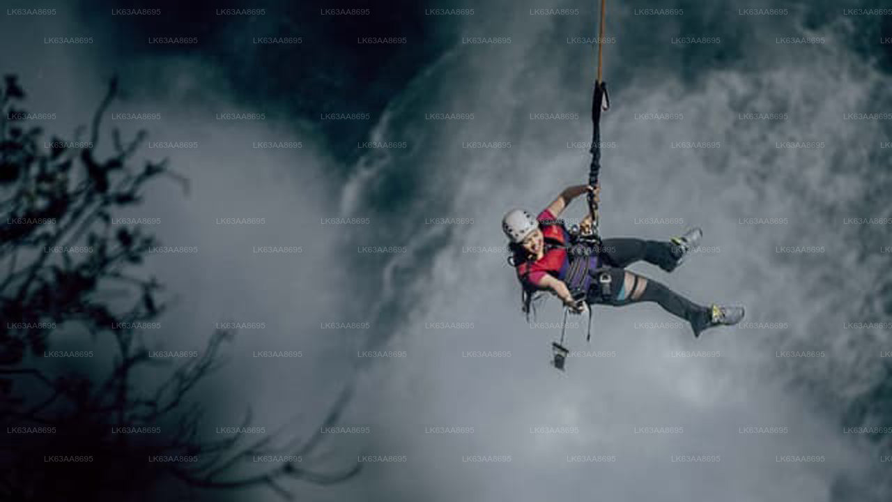 Lakshapana Waterfall Rope Jump