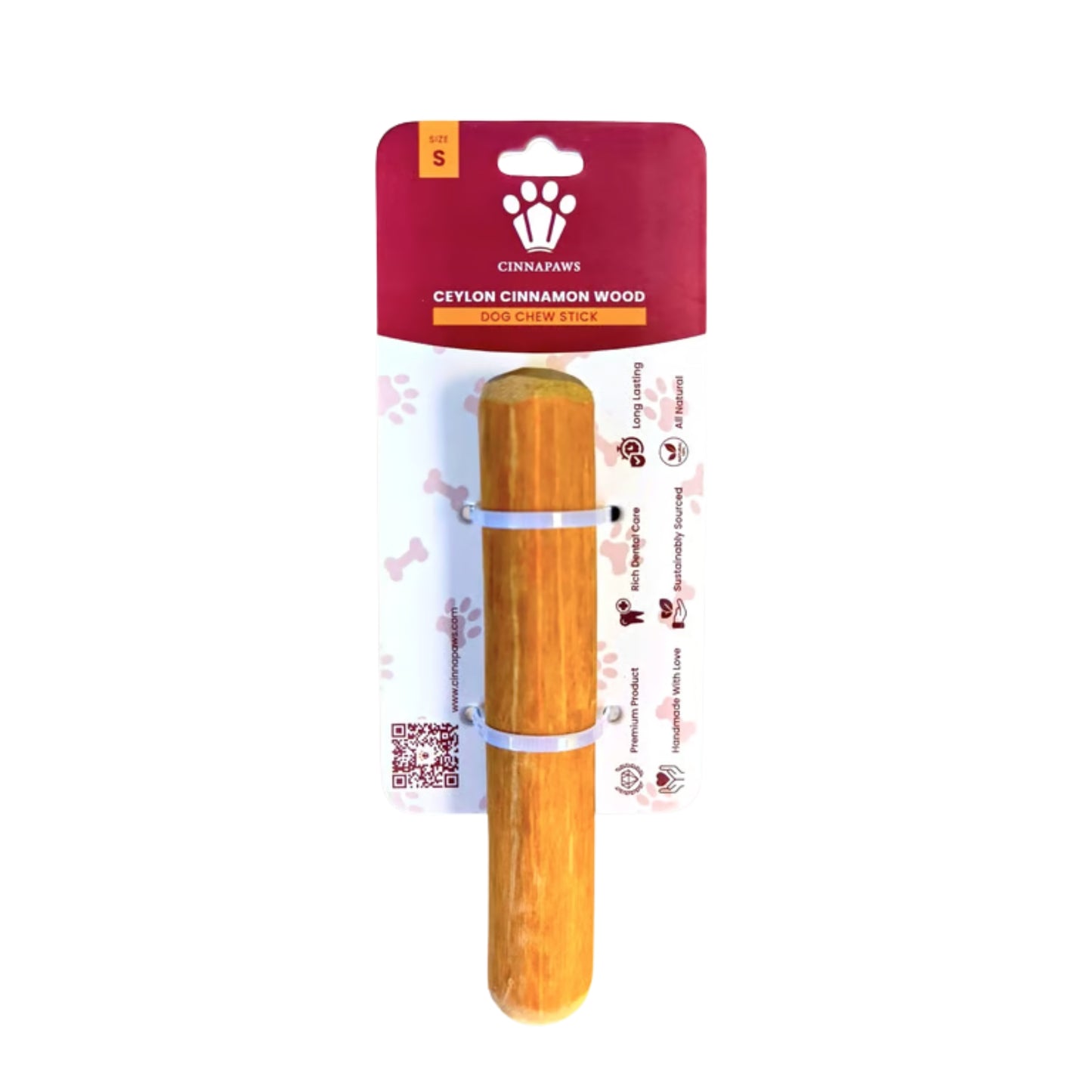 Cinnapaws Cinnamon Wood Dog Chew Stick Toy