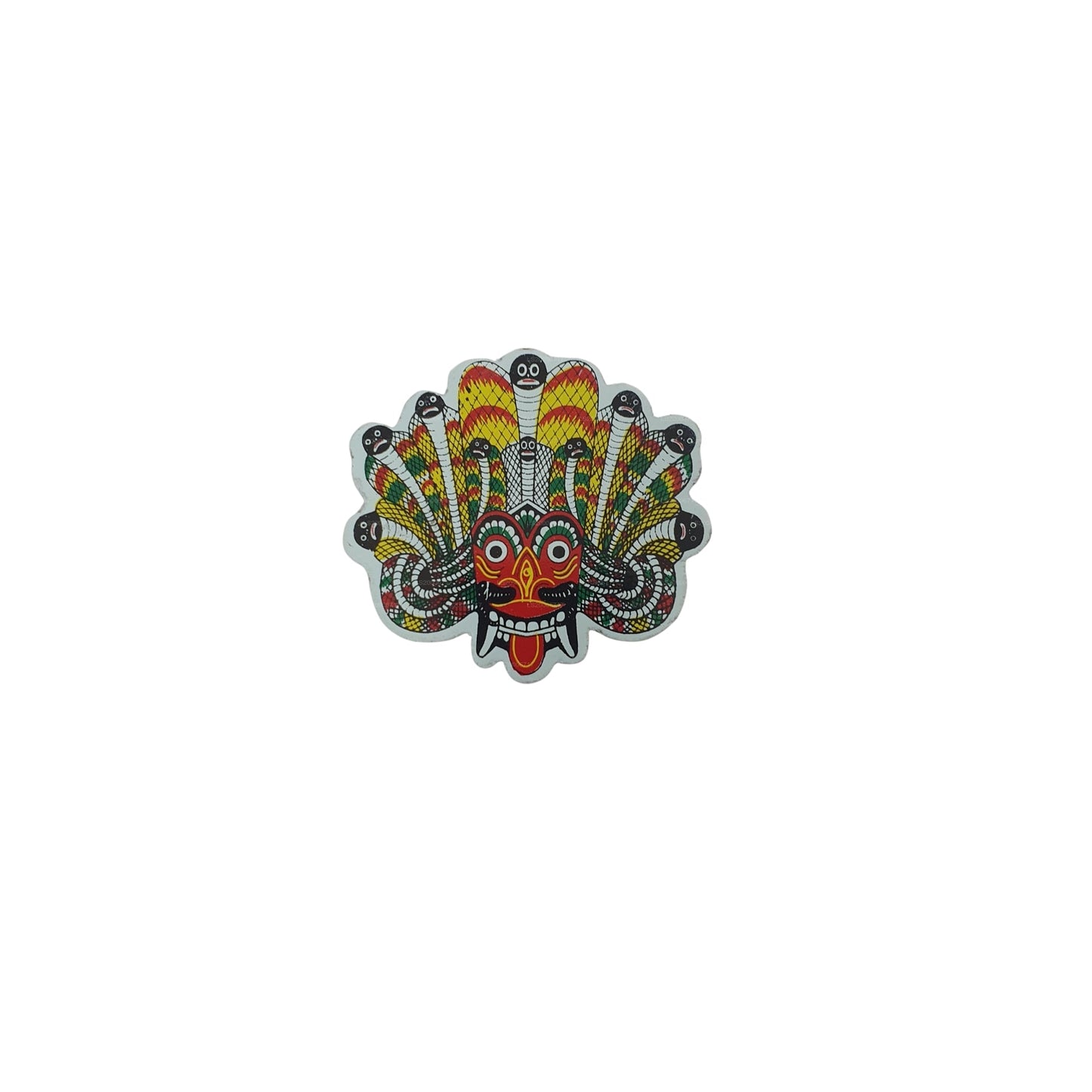 Lakpura® Rathnakuta Raksha قناع مغناطيس الثلاجة