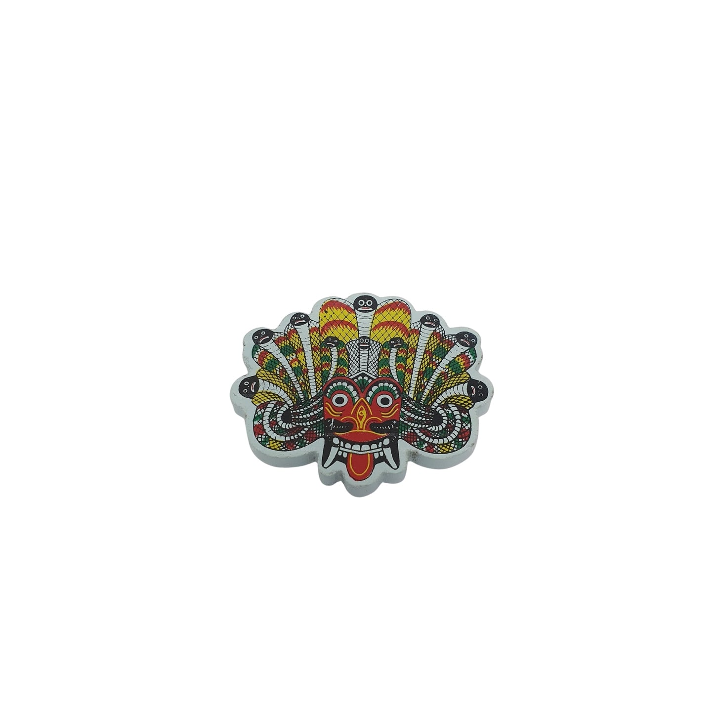 Lakpura® Rathnakuta Raksha قناع مغناطيس الثلاجة