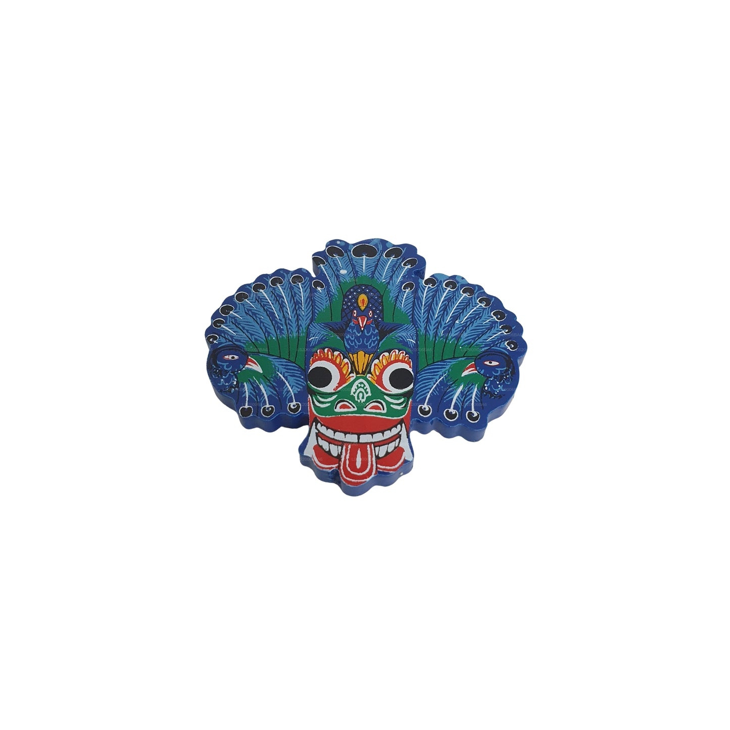 Lakpura® Mayura Raksha قناع مغناطيس الثلاجة