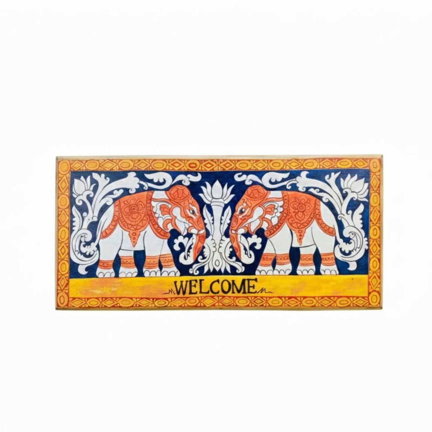 Lakpura® Two Elephant Painting Wall Art
