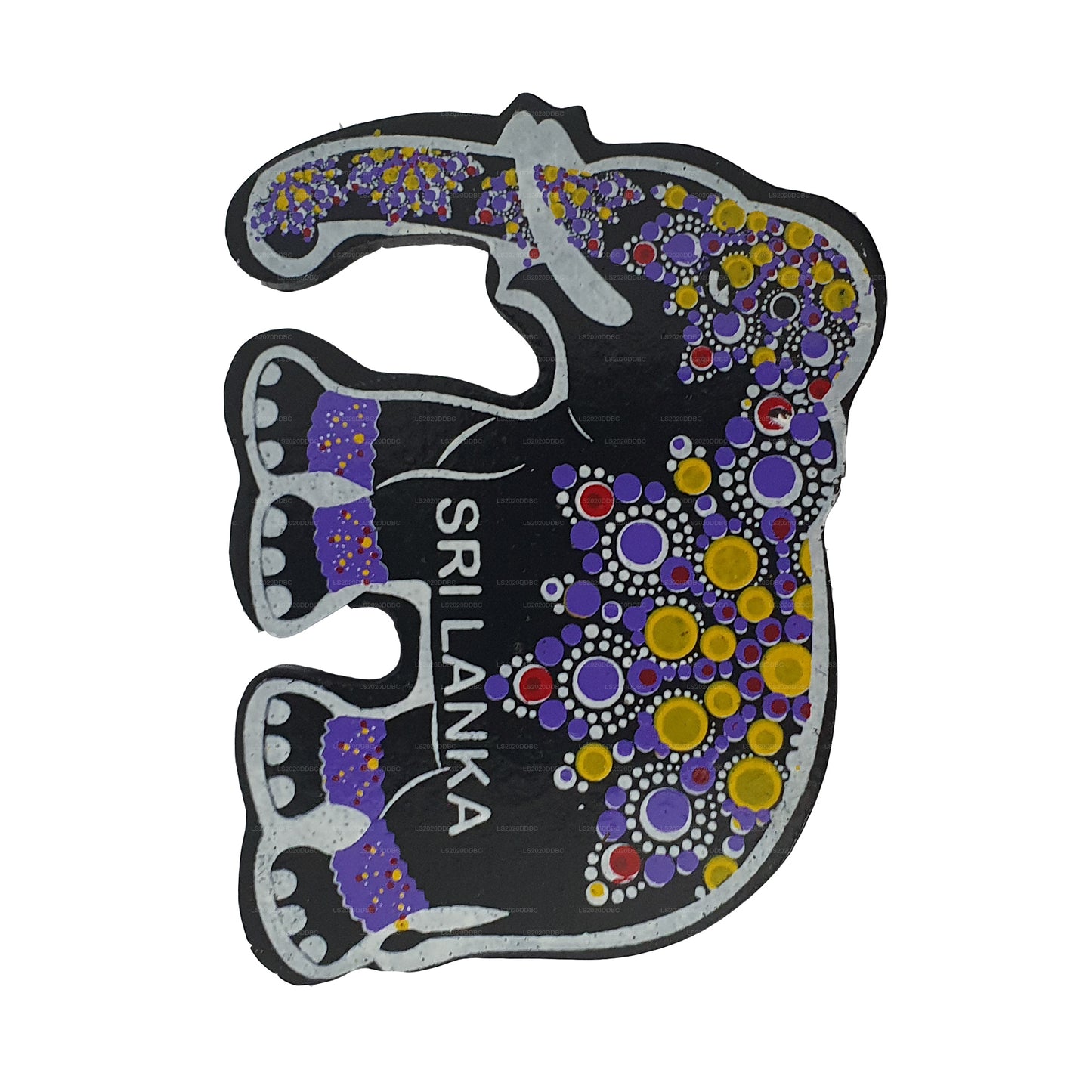 Lakpura® Sri Lanka Traditional Kandy Elephant Fridge Magnet