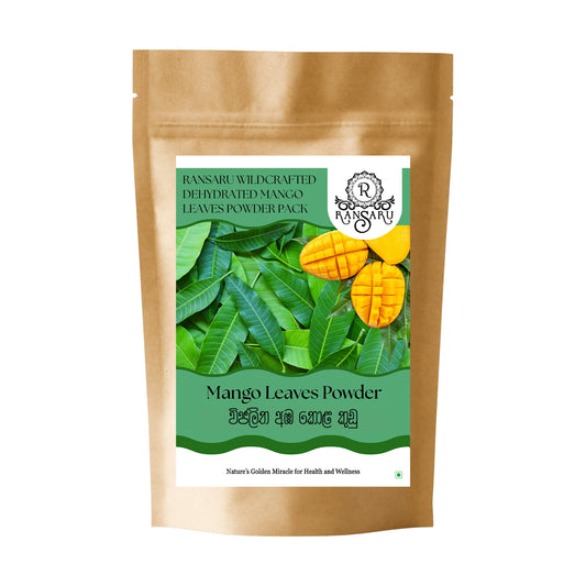 Ransaru Wildcrafted Dehydrated Mango Leaves Powder Pack