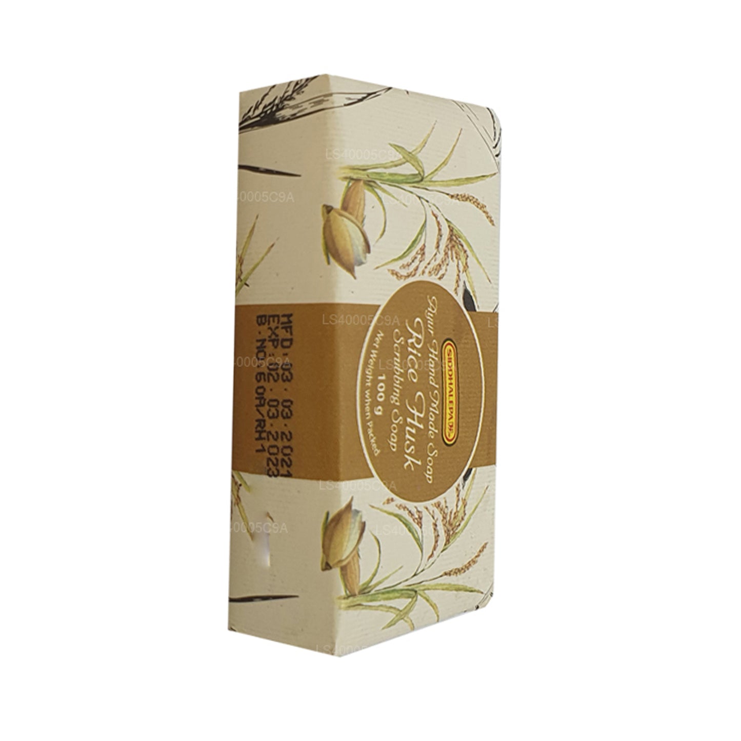 Siddhalepa  Ayur Handmade Rice Husk Scrubbing Soap (100g)