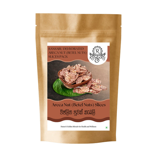 Ransaru Dehydrierte Arekanuss-(Betelnuss-)Scheibenpackung
