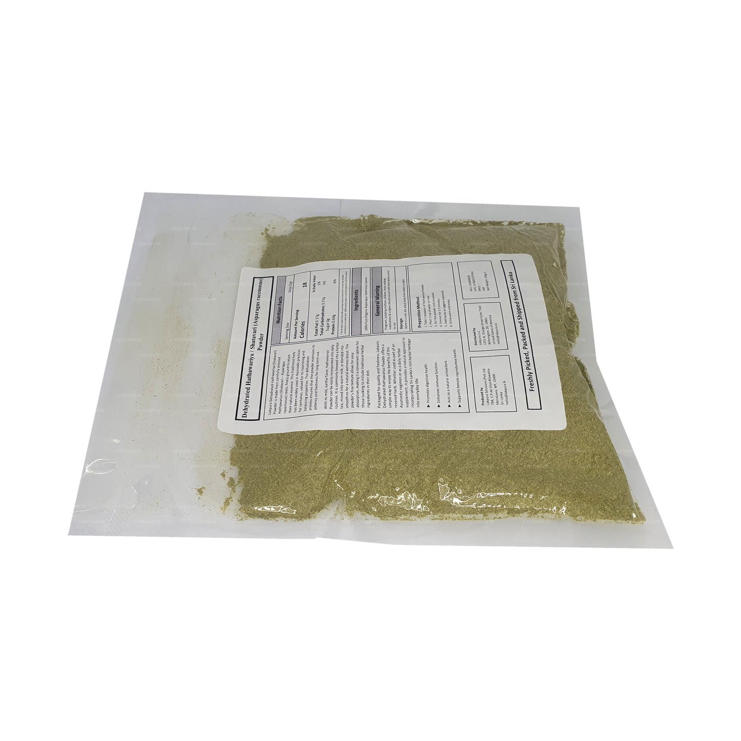 Lakpura Dehydrated Hathawariya (Shatavari) Powder