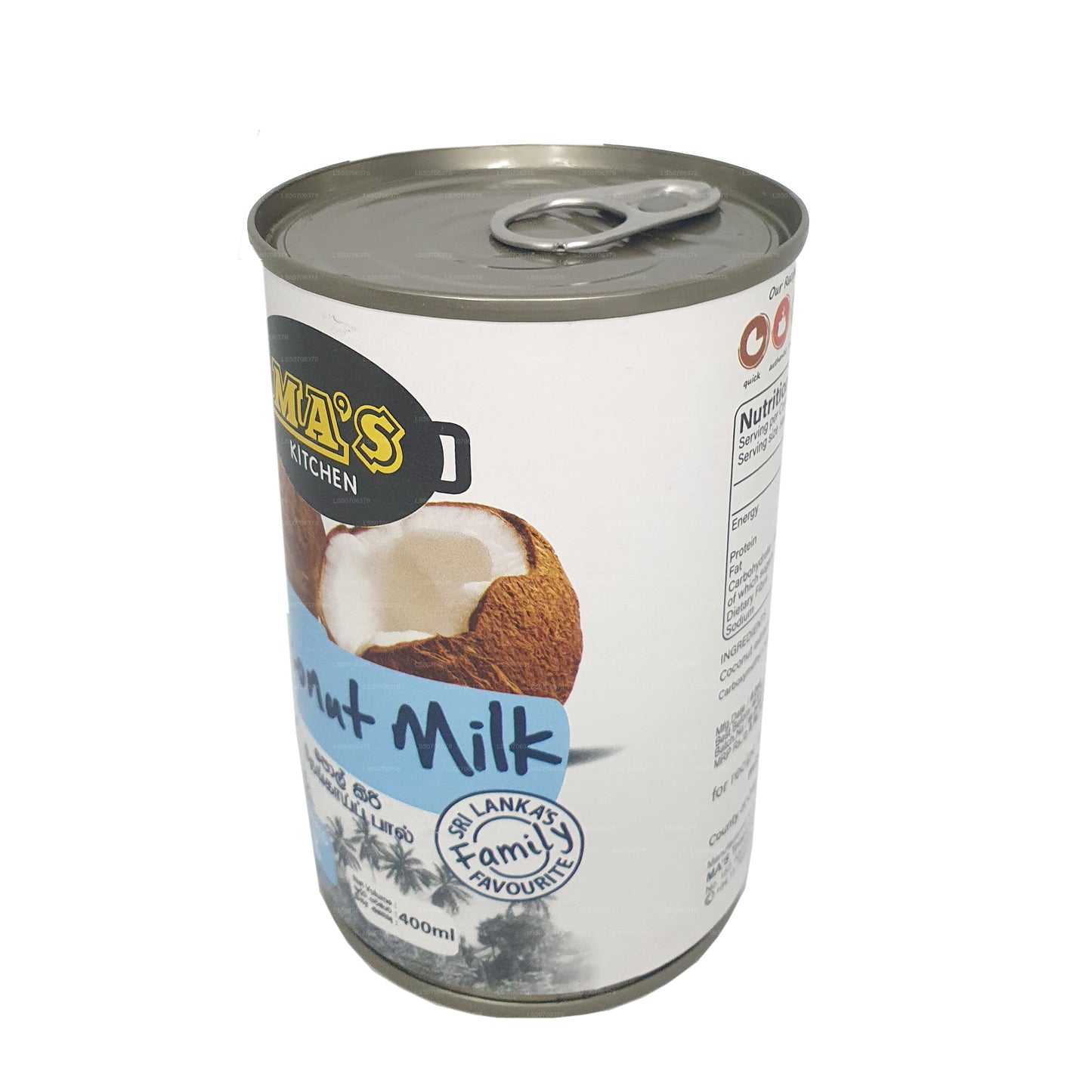 MA's Kitchen Coconut Milk Classic (400ml)