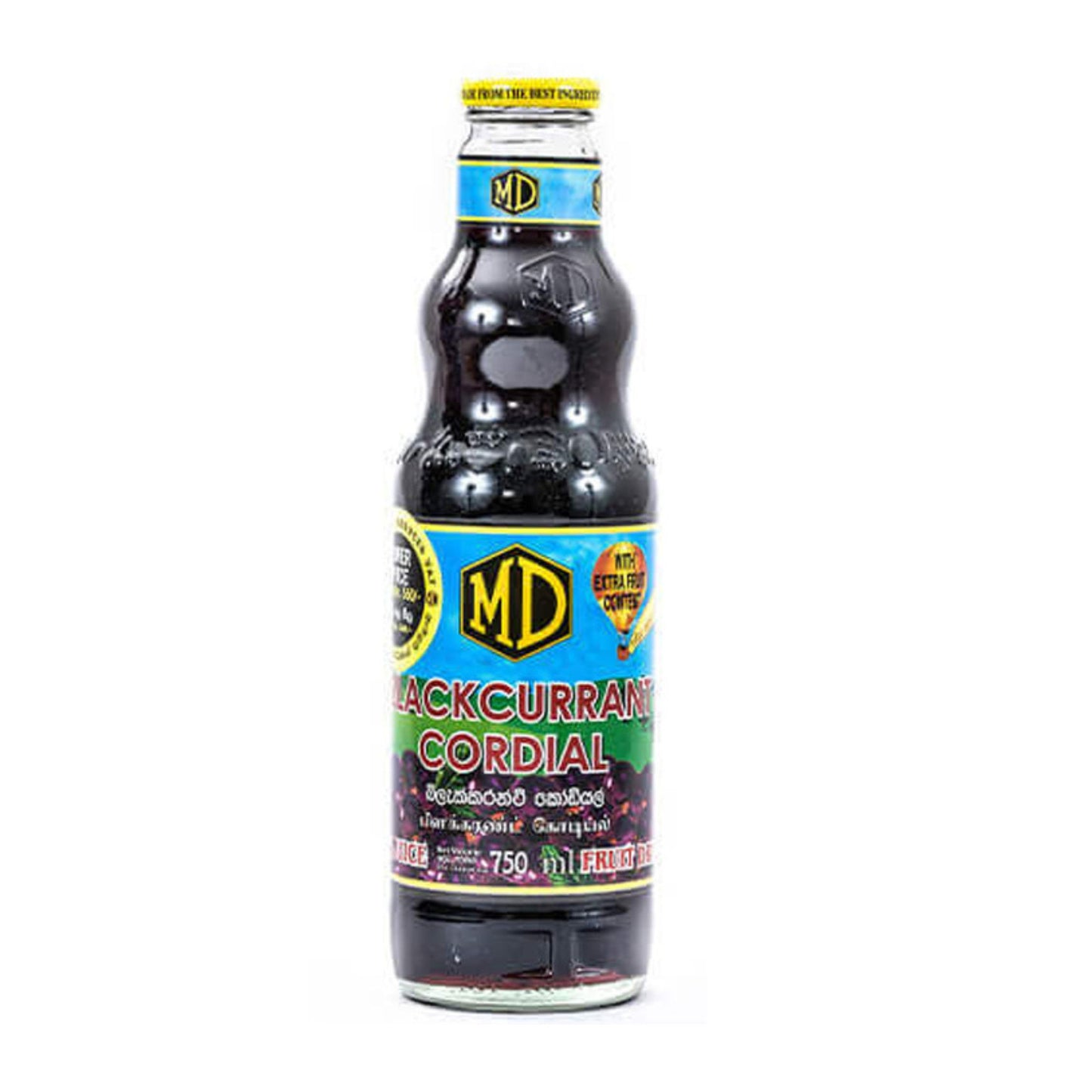 MD Black Currant Cordial (750ml)