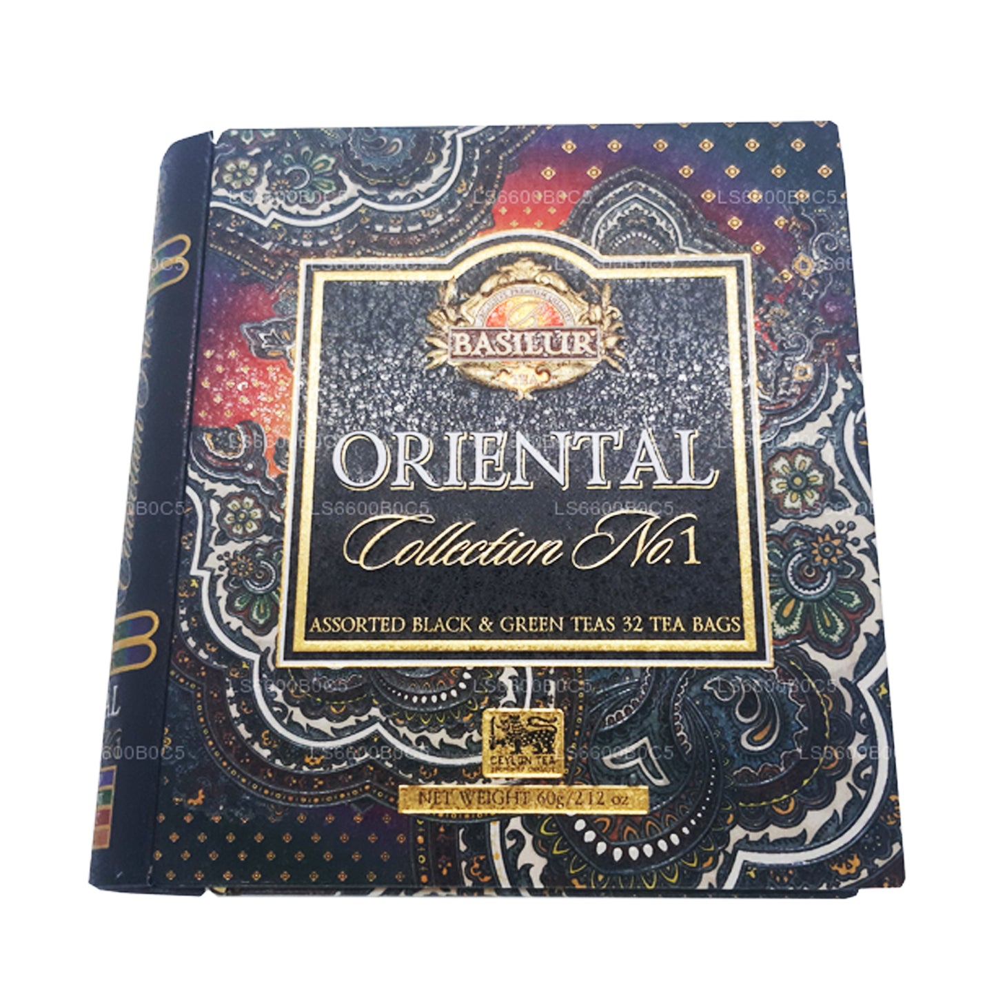 Cahier à thé Basilur Oriental Collection Vol 1 (60 g) 32 sachets de thé