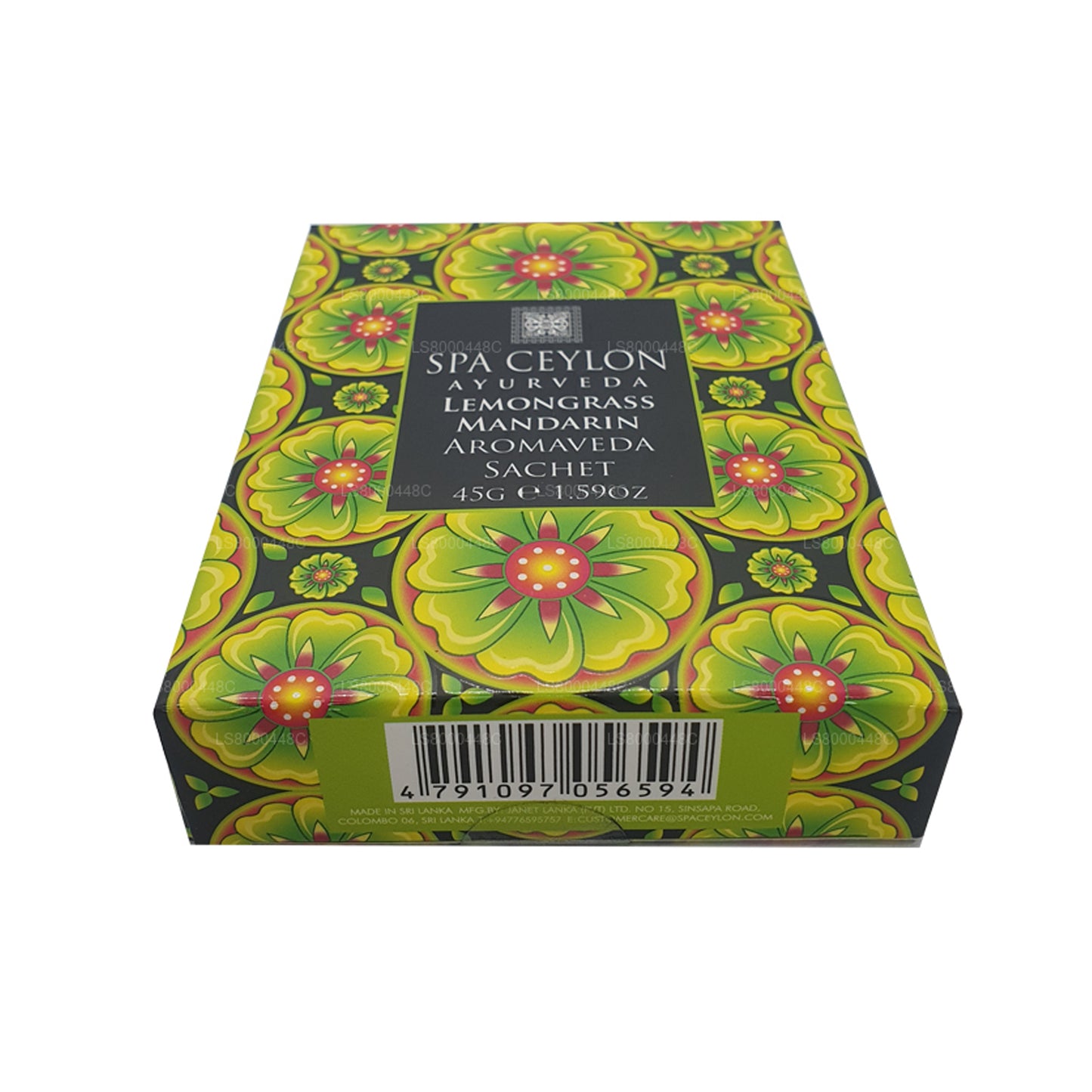 Spa Ceylon Lemongrass Mandarin Aromaveda Aroma Sachet (45g)