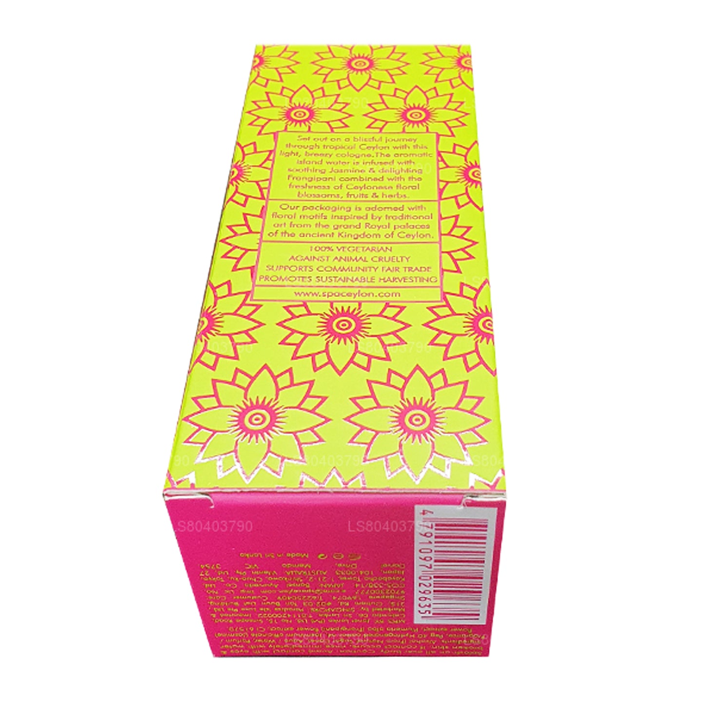 Spa Ceylon Jasmine Frangipani Eau de Ceylon (100ml)