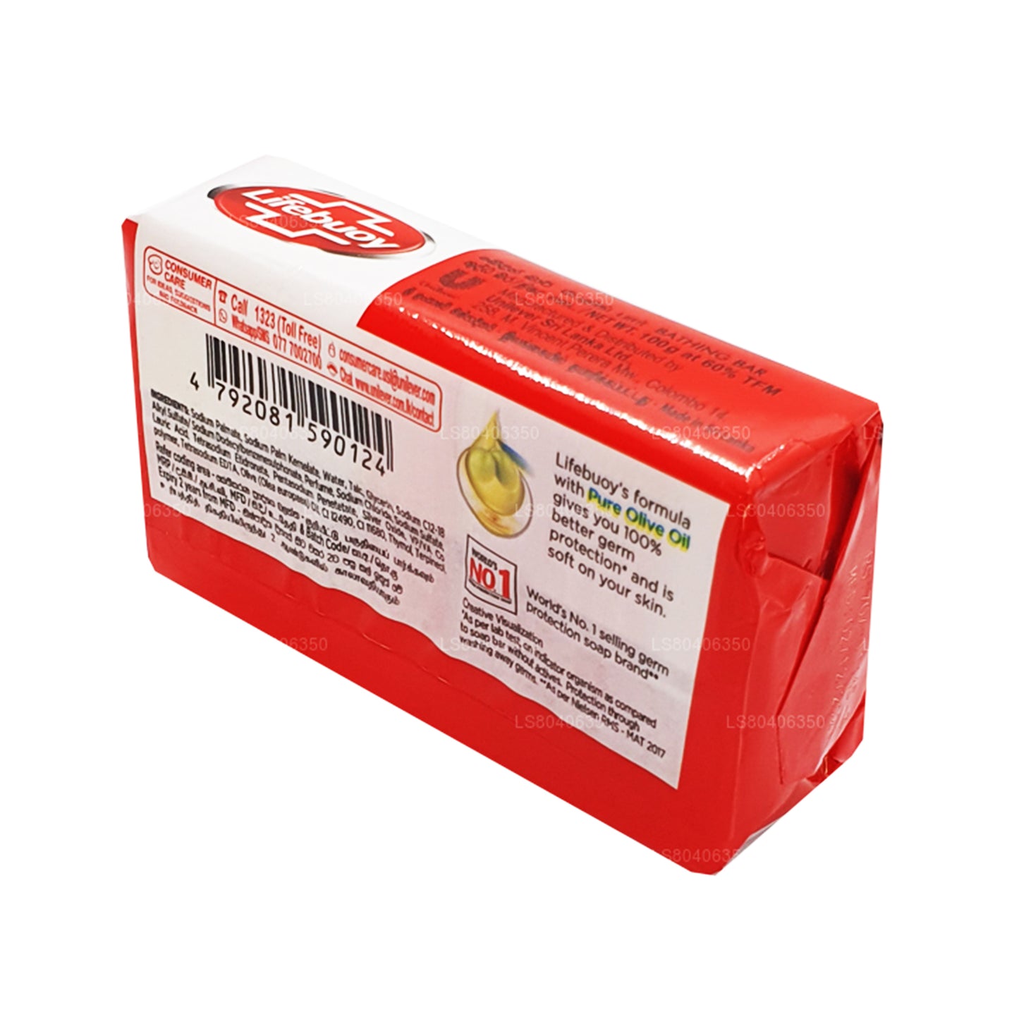 Lifebuoy Total 10 With Pure Olive Oil Body Soap