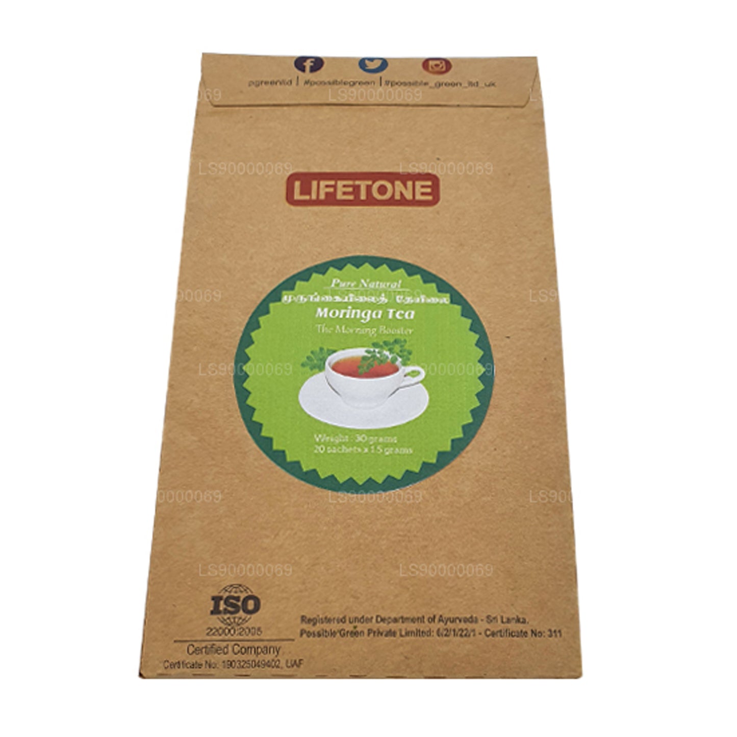 Lifetone Moringa Leaf Tea (40g)