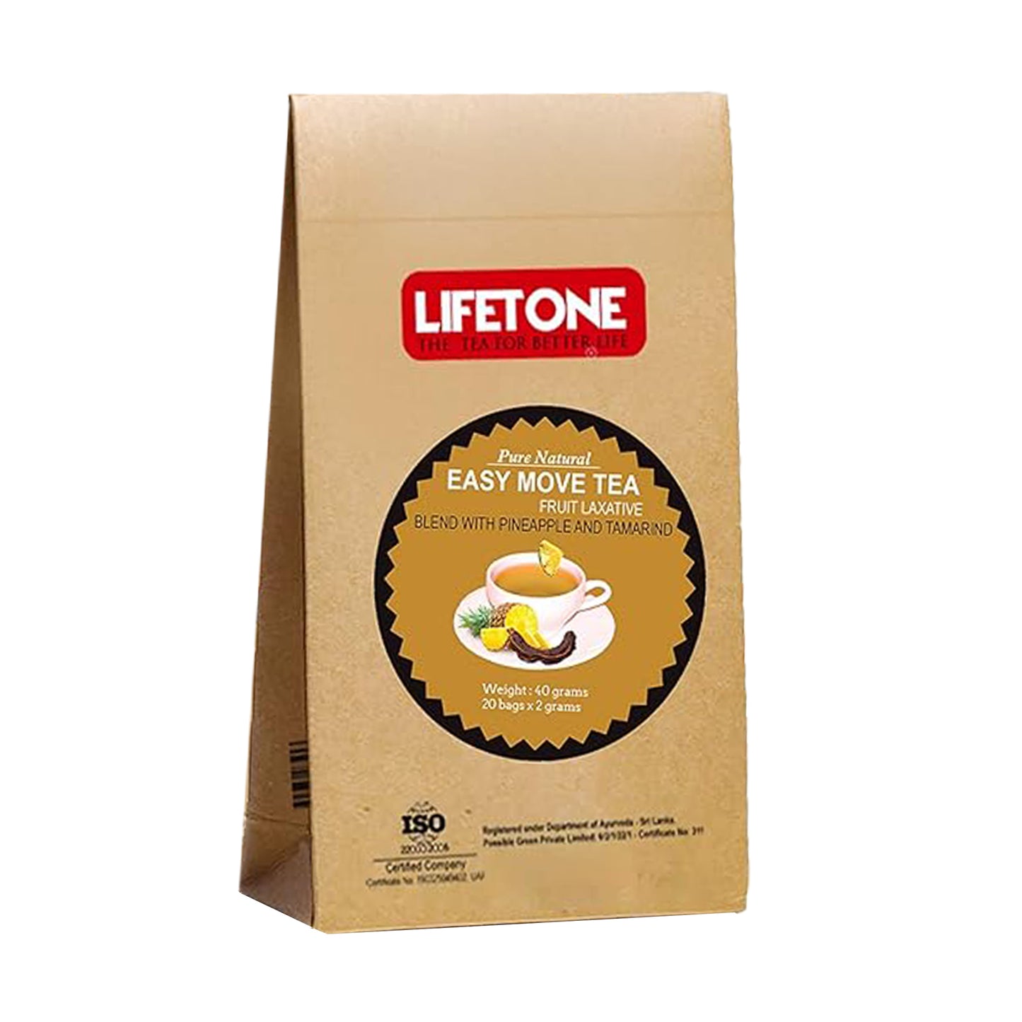 Lifetone Tamarind Pineapple Tea (Easy Move Tea) 40g