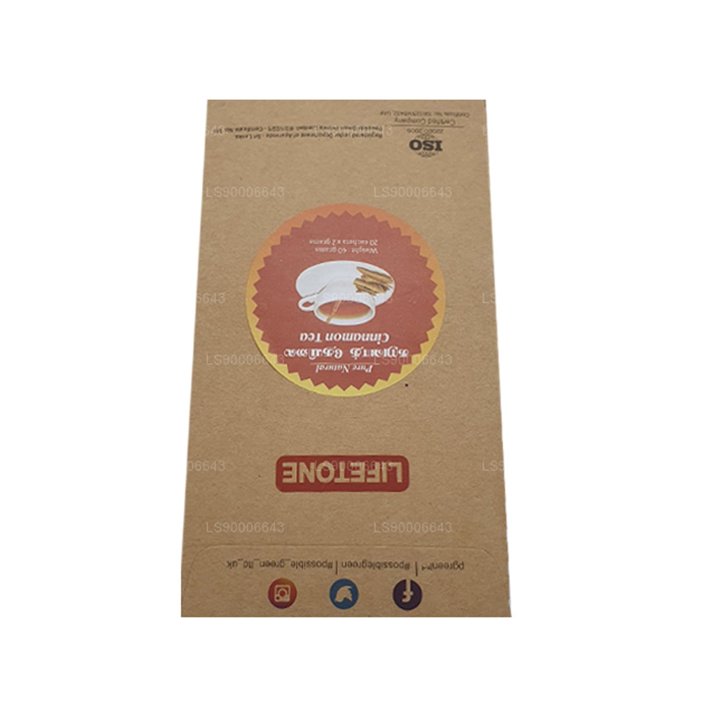 Lifetone Cinnamon Tea (40g) 20 Tea Bags