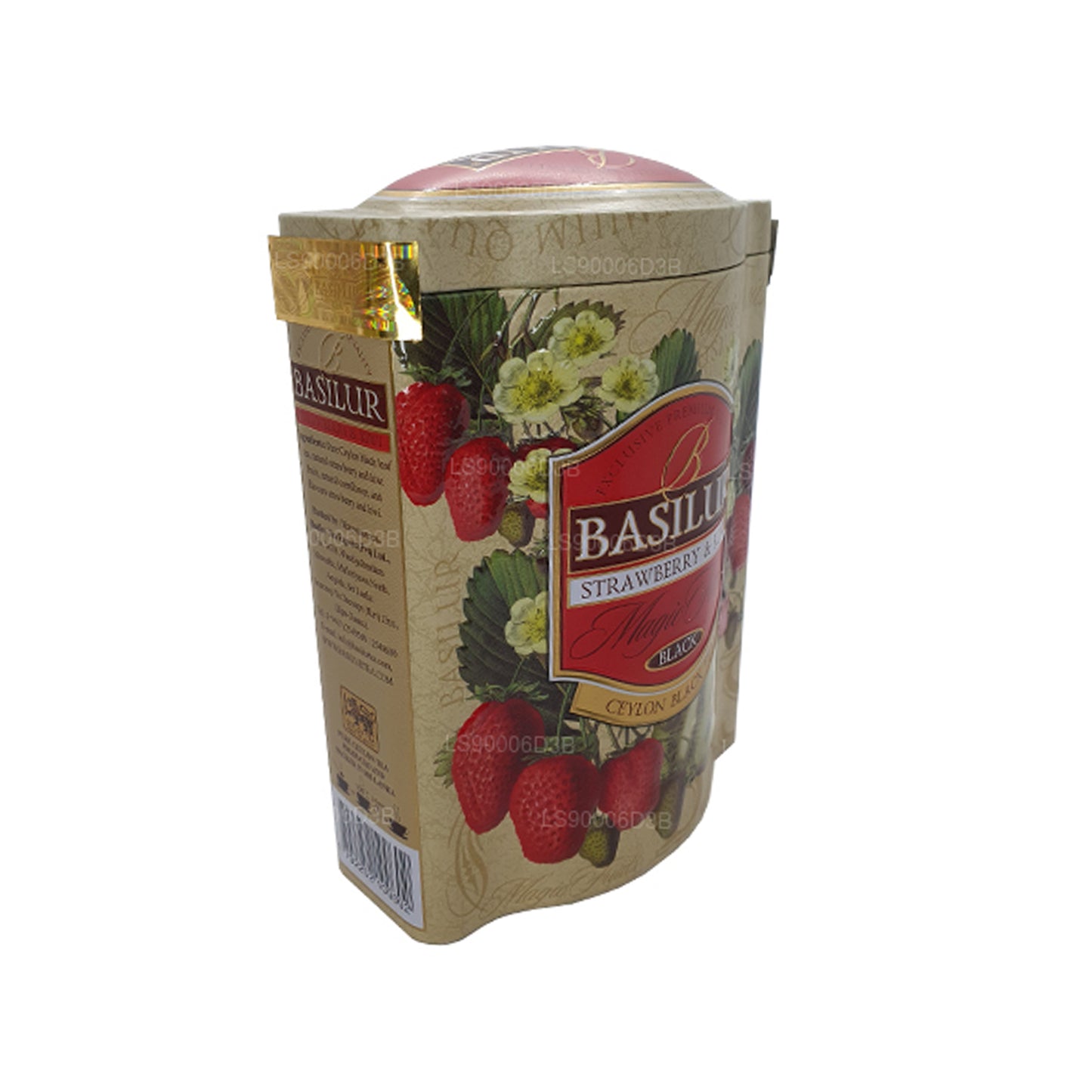 Basilur Strawberry and Kiwi Magic Fruits Tin Caddy (100g)