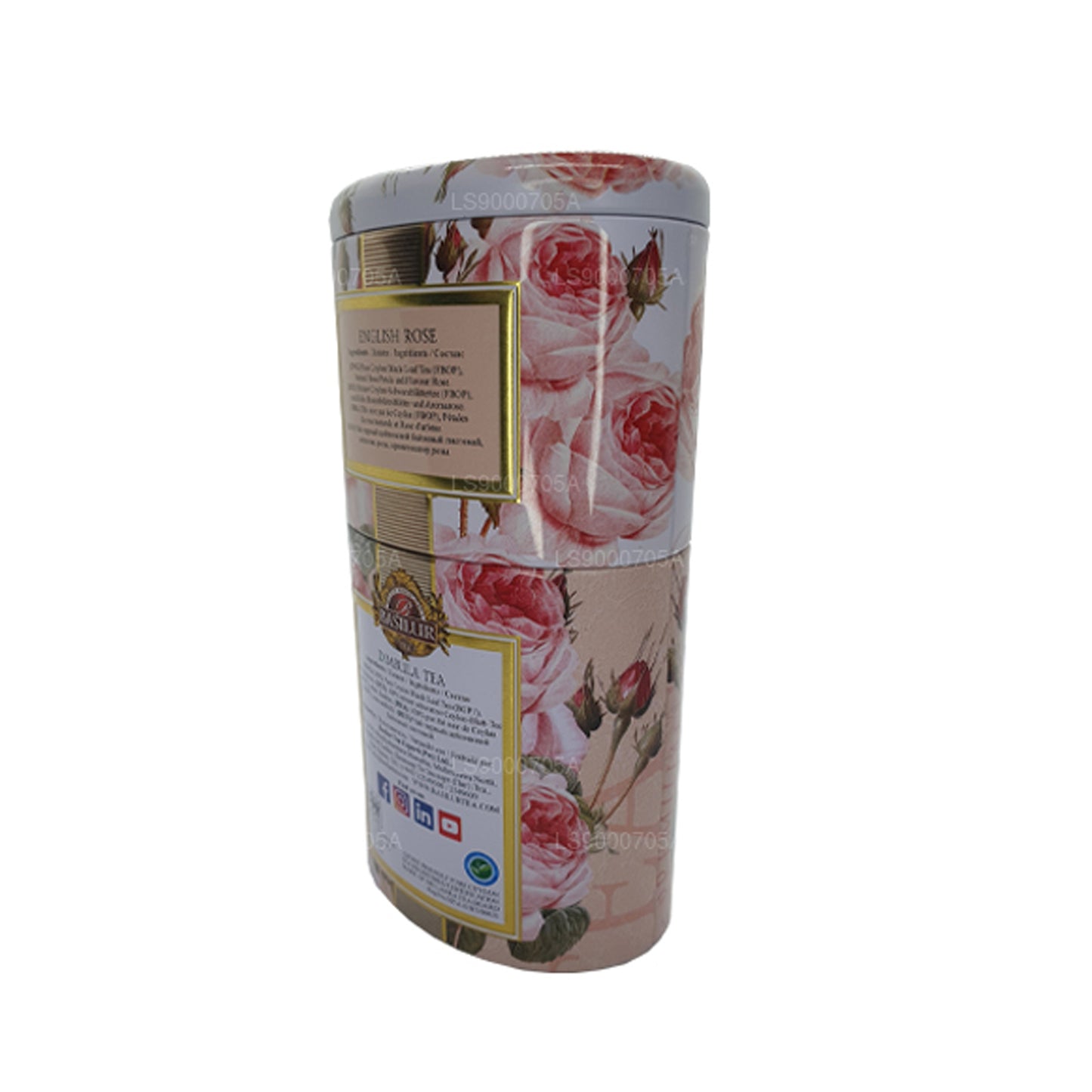 Basilur Fruits and Flowers "English Rose" Dimbula (100g) Caddy