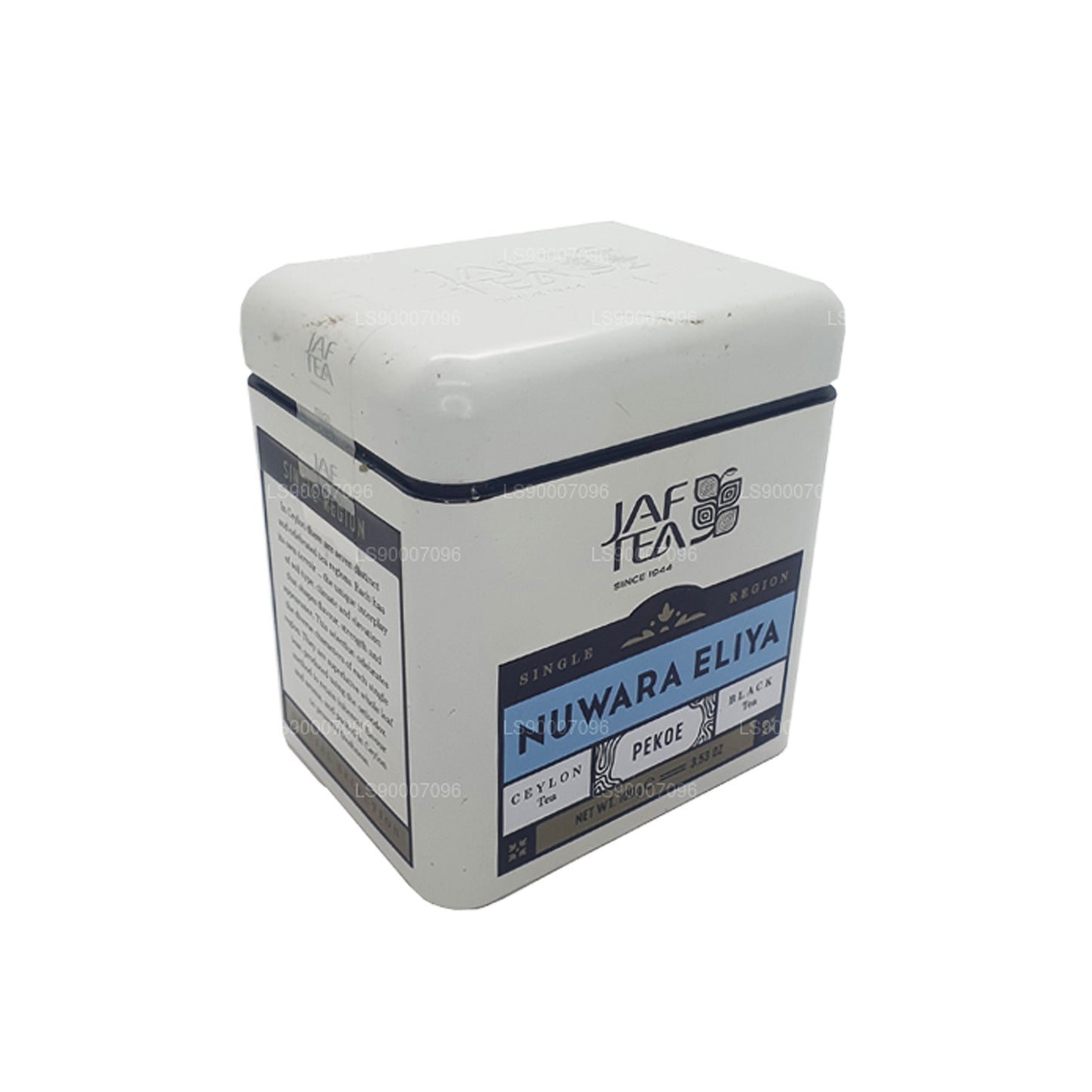 Jaf Tea Single Region Collection Nuwara Eliya PEKOE Caddy (100g)