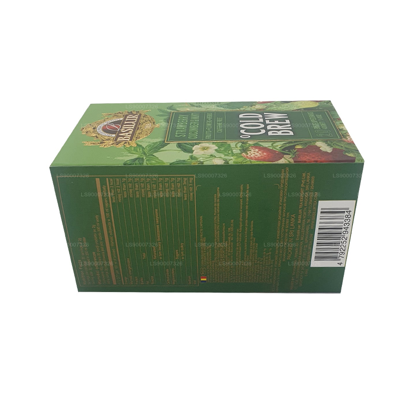 Basilur Cold Brew "Strawberry Cucumber and Mint" (40g) Box