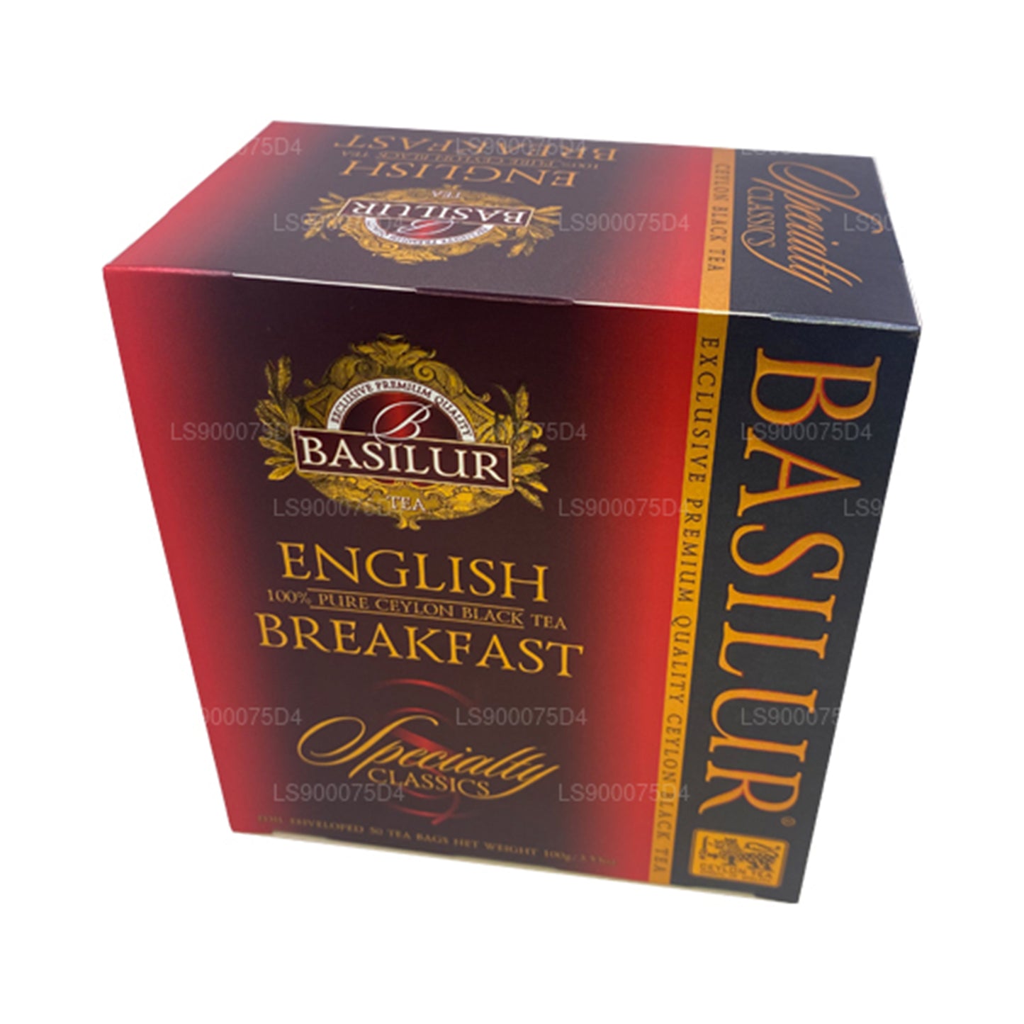 Basilur English Breakfast Pure Ceylon Black Tea Bags