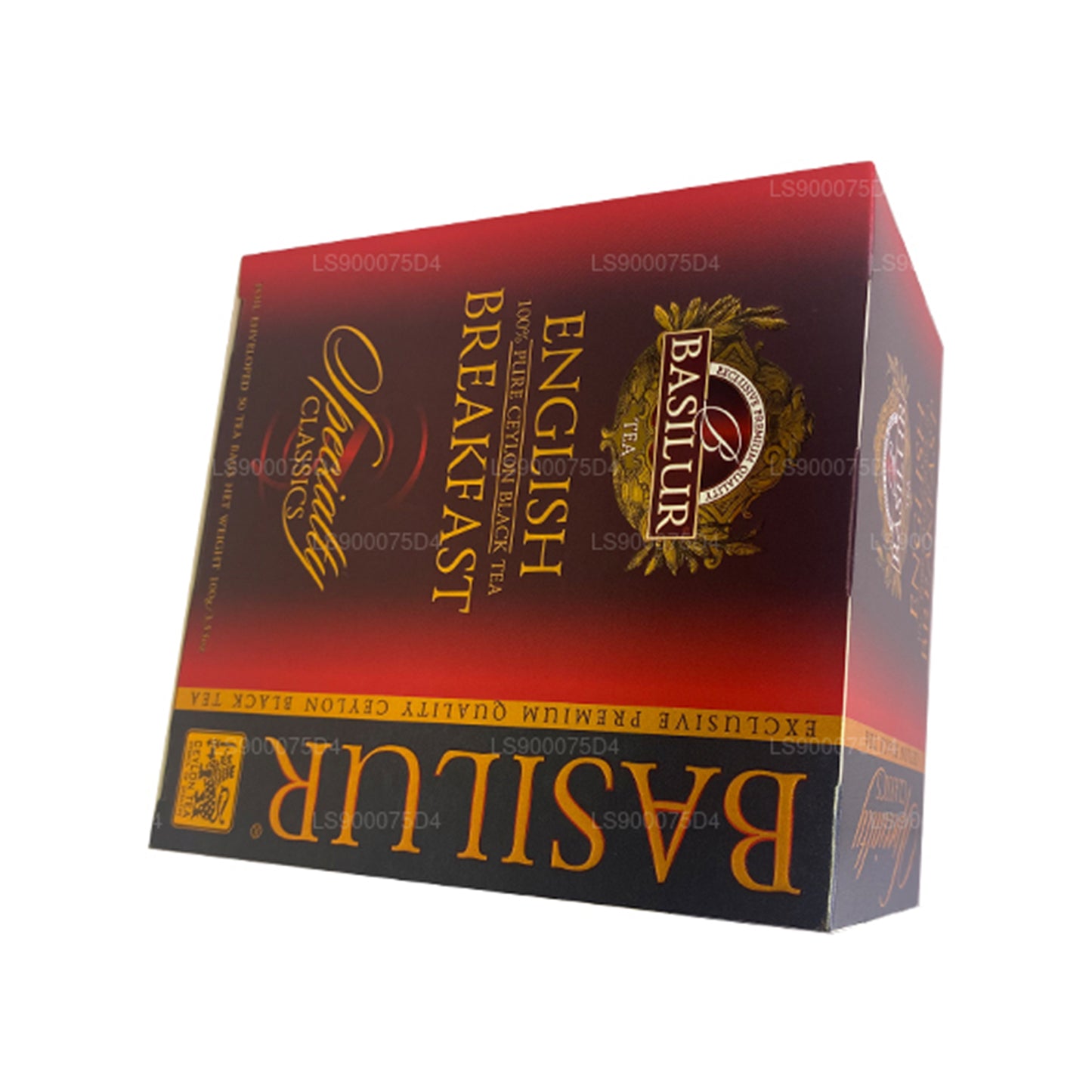 Basilur English Breakfast Pure Ceylon Black Tea Bags