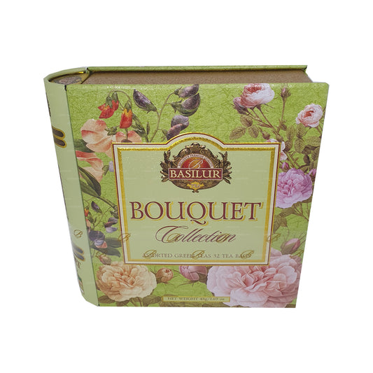 Basilur Exclusive Premium Green Tea Bouquet Collection (48g) 32 Tea Bags
