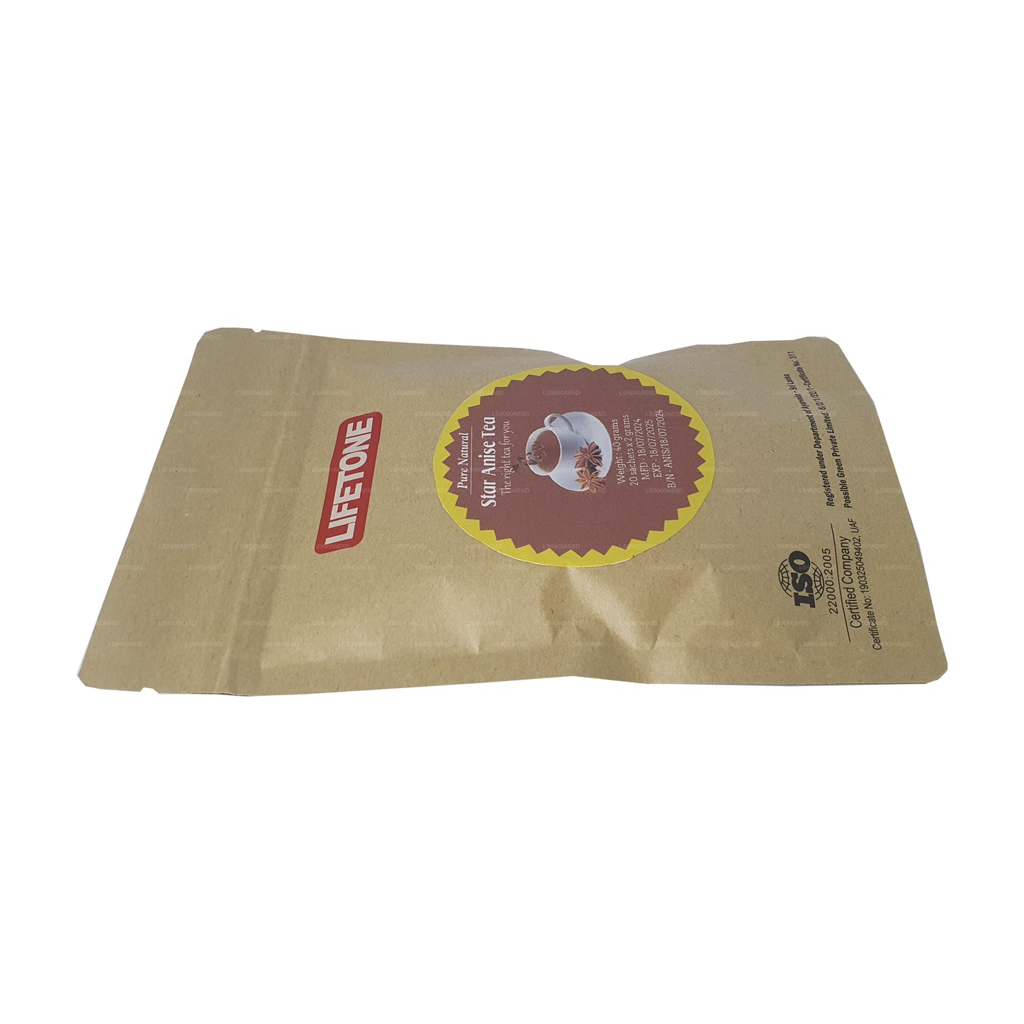 Lifetone Star Anise Tea (40g) 20 Tea Bags