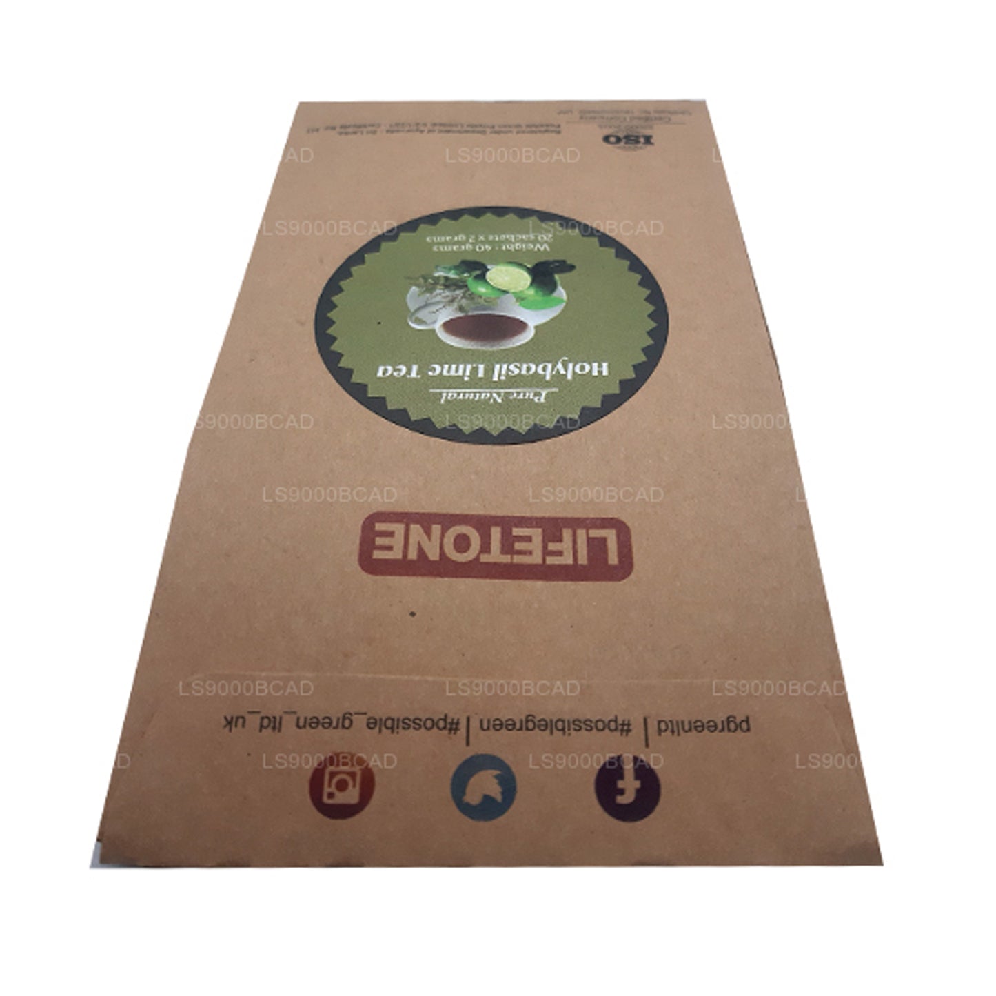 Lifetone Holy Basil Lime Tea (40g)