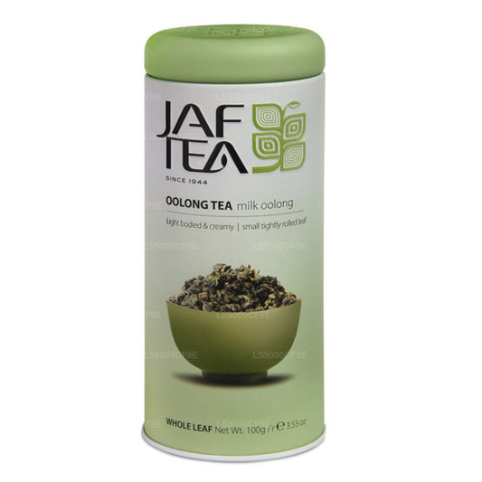 علبة أولونغ بالحليب من مجموعة الشاي الأخضر النقي من Jar Tea (100 جم)
