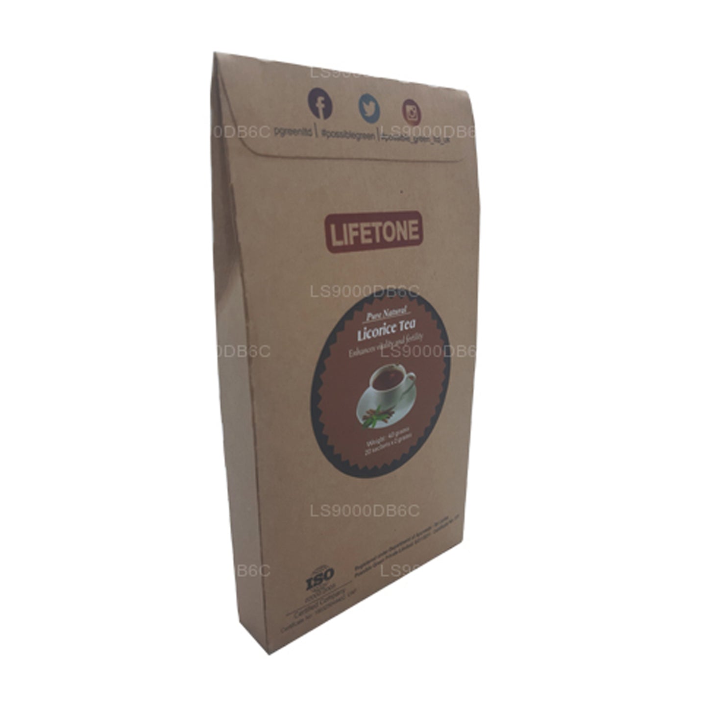 Lifetone Licorice Tea (40g) 20 Tea Bags