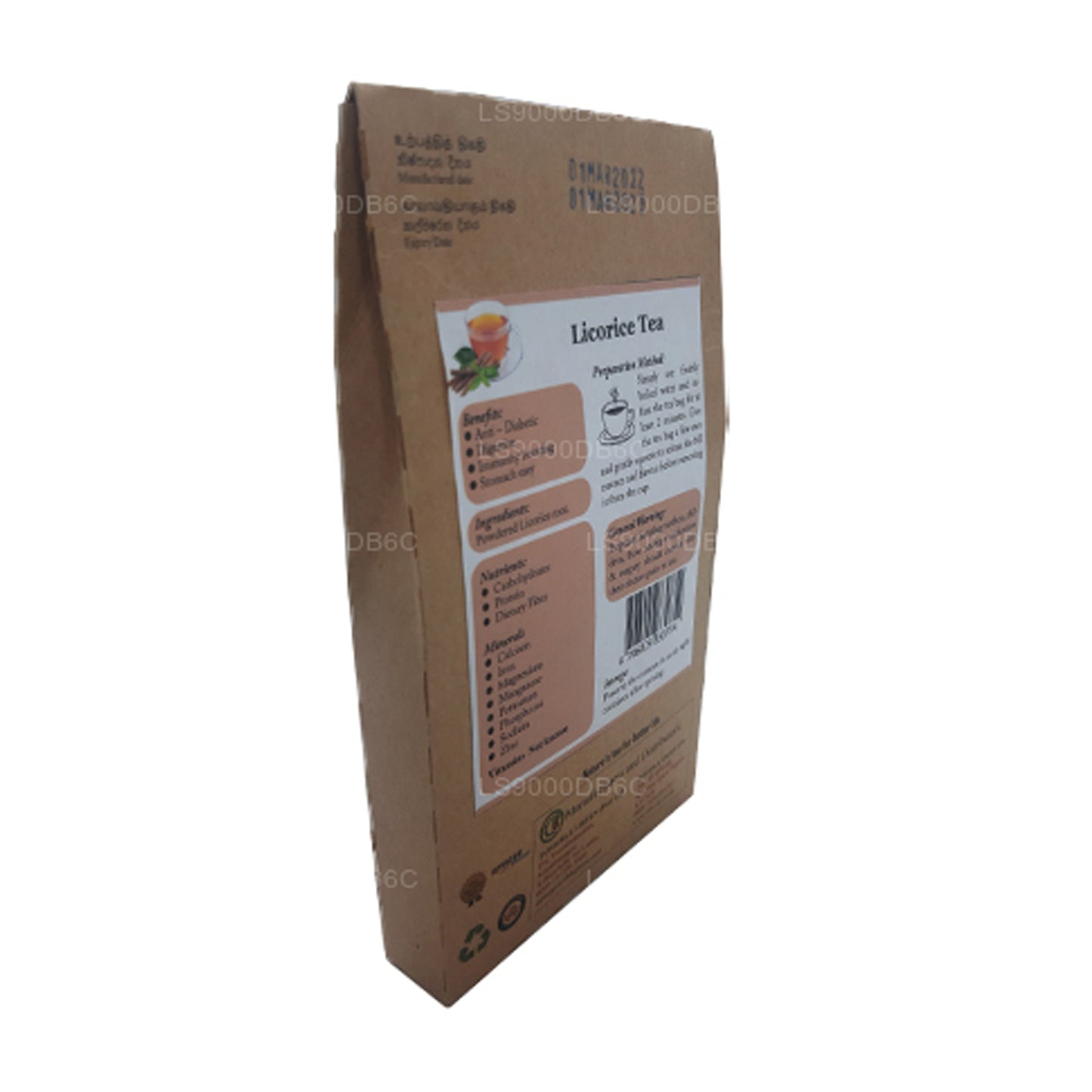 Lifetone Licorice Tea (40g) 20 Tea Bags