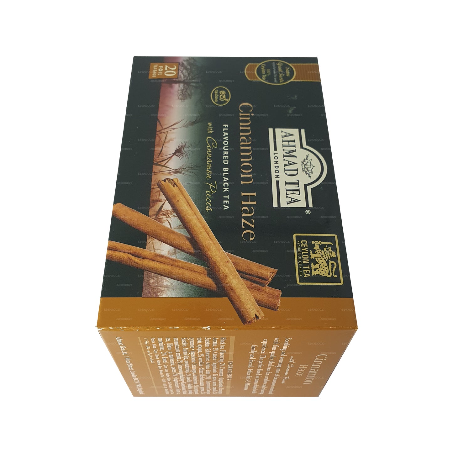 Ahmad Tea Cinnamon Haze Flavoured Black Tea (40g) 20 Foil Tea Bags