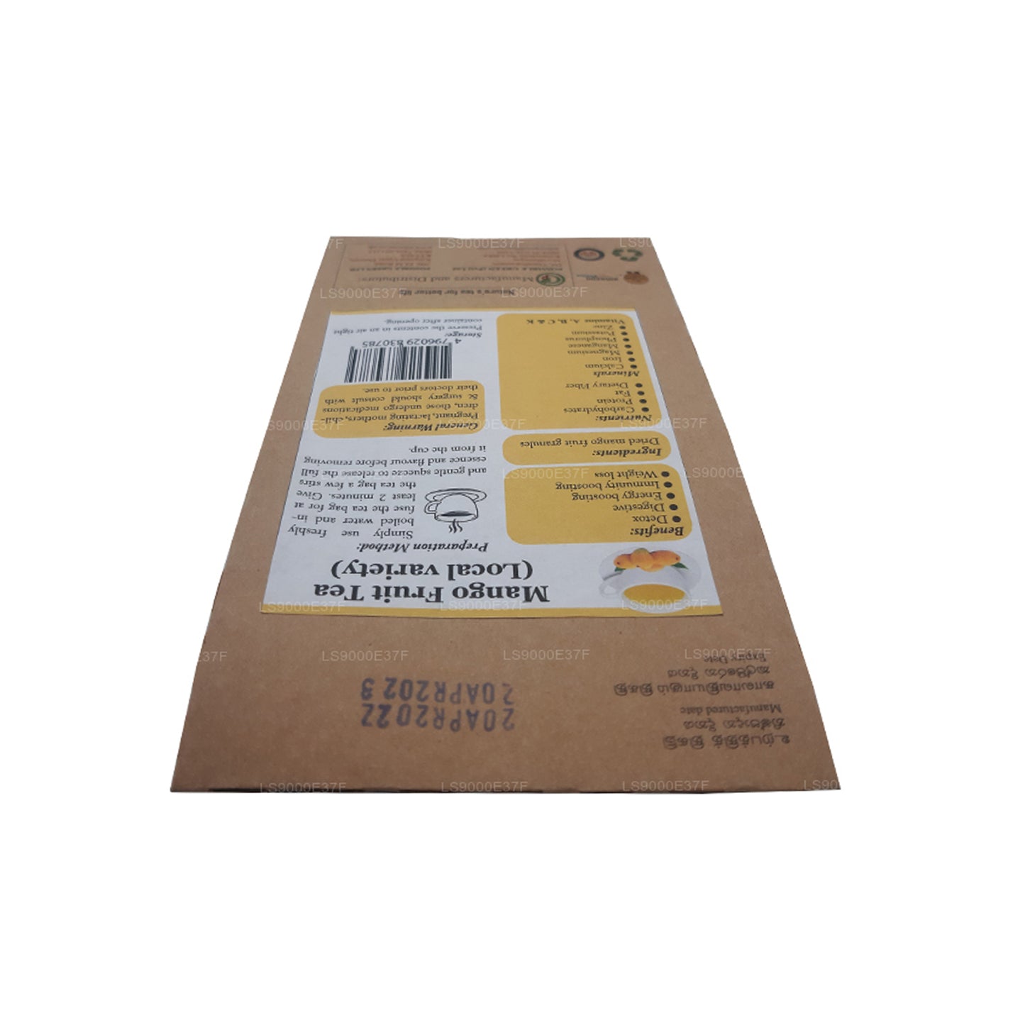 Lifetone Mango Fruit Tea (40g) 20 Tea Bags