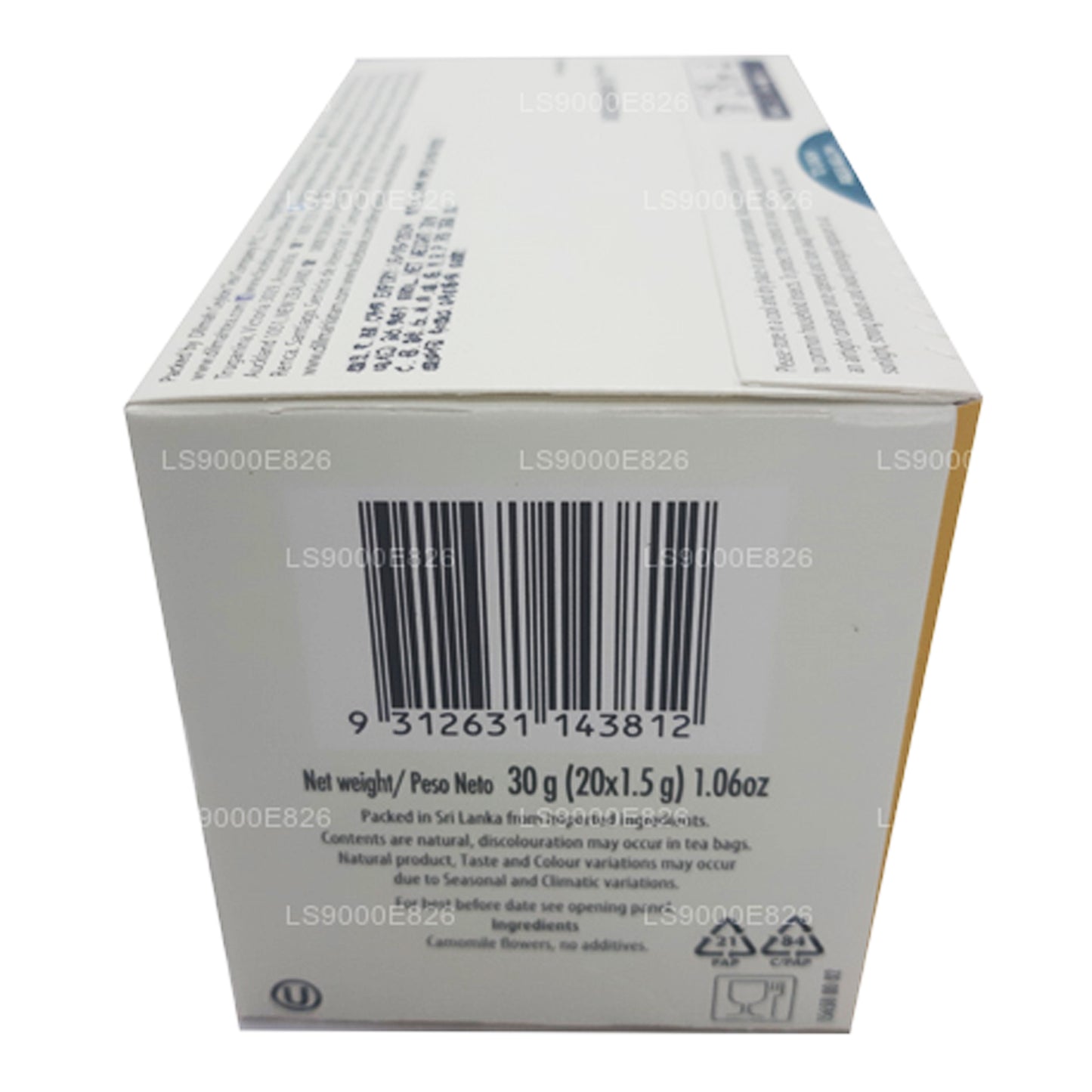 Dilmah Pure Chamomile Flowers (30g) 20 Tea Bags