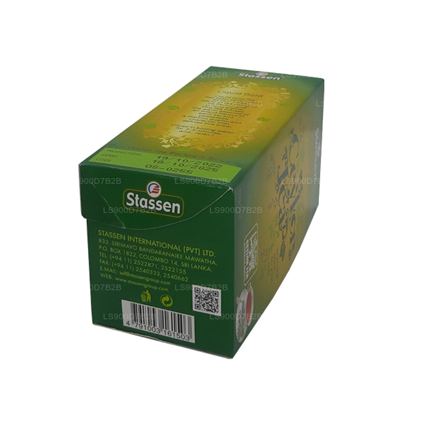 Stassen Liquid Gold Tea (50g) 25 Tea Bags