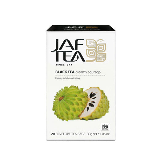 مجموعة Jaf Tea Pure Fruits من مجموعة الشاي الأسود الكريمي (30 جم) 20 كيس شاي