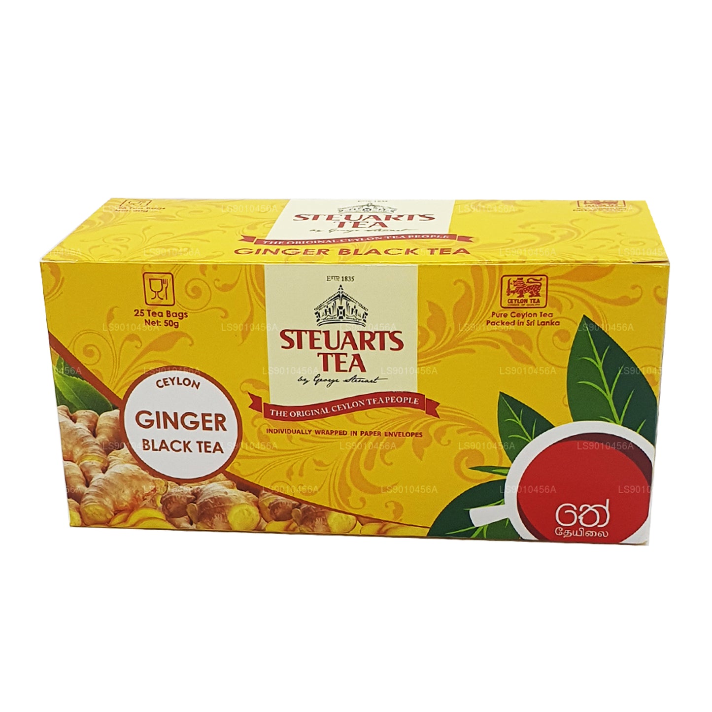 George Steuart Ginger Black Tea (50g) 25 Tea Bags